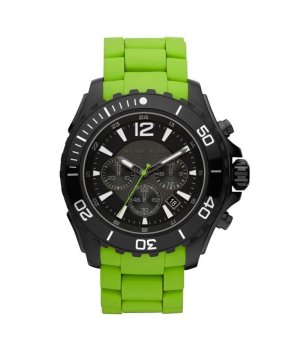 Мъжки хронограф в черно и зелено снимка