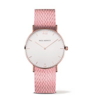 Аналогов унисекс часовник с розова каишка снимка