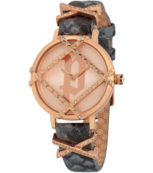 Дамски часовник в розовозлатисто и сиво снимка