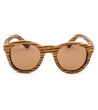 Унисекс слънчеви очила с дървена рамка-1 снимка