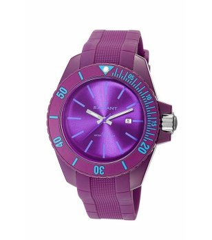 Аналогов кварцов часовник в лилав нюанс снимка