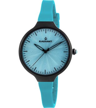 Дамски кварцов часовник в тюркоаз и черно снимка