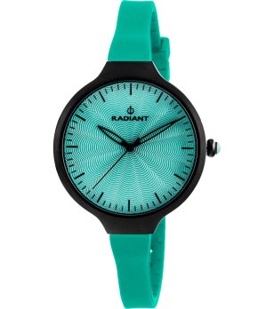 Аналогов дамски часовник в цвят мента и черно снимка