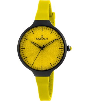 Дамски часовник в жълто и черно снимка