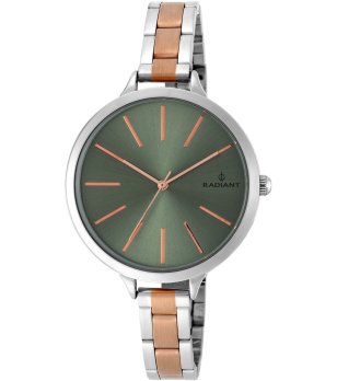 Аналогов дамски часовник в сребристо и бронз снимка