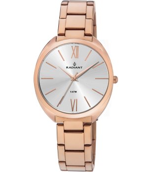 Дамски розовозлатист часовник с аналогов дисплей снимка