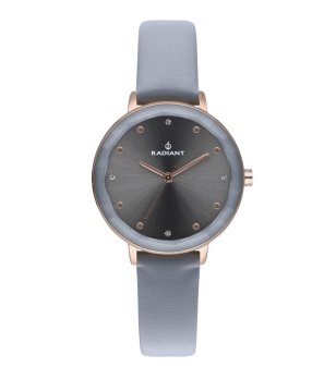 Аналогов дамски часовник в сиво снимка