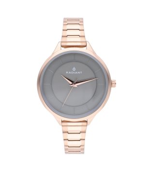 Аналогов дамски часовник в златисто и сиво снимка