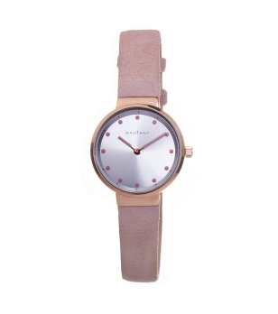 Дамски кварцов часовник в розовозлатисто с розова каишка снимка