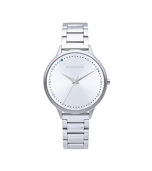 Сребрист дамски часовник с верижка снимка