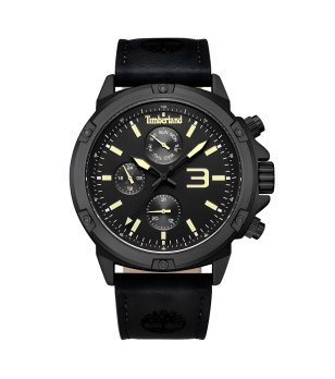 Мъжки черен часовник с аналогов дисплей  снимка