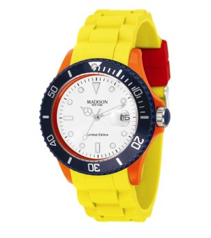 Унисекс многоцветен аналогов часовник снимка