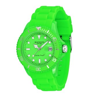 Кварцов аналогов часовник в зелено снимка