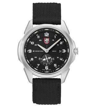 Аналогов мъжки часовник в черно и сребристо  Adventurer   снимка