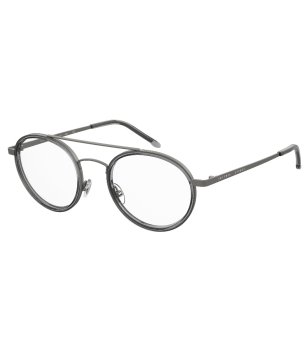 Мъжки овални рамки за очила в цвят графит снимка