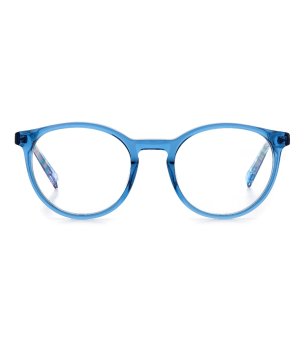 Дамски очила с прозрачни рамки в синьо снимка