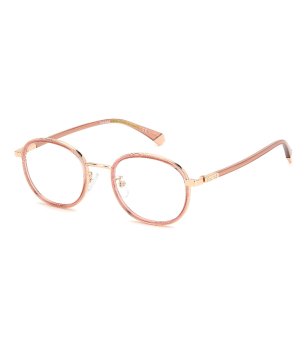 Унисекс кръгли  рамки за очила  златисто снимка
