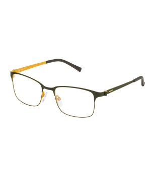 Мъжки рамки за очила в черно и оранжево снимка