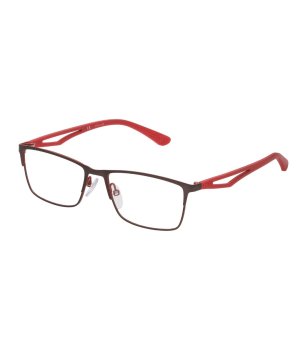 Мъжки рамки за очила с червени дръжки снимка
