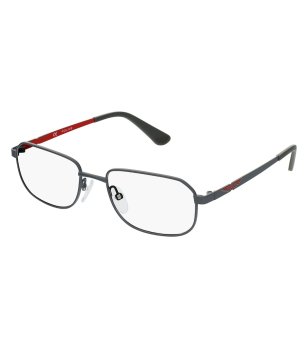 Мъжки правоъгълни рамки за очила в цвят графит снимка