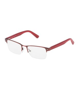 Червени рамки за очила снимка