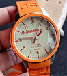 Мъжки оранжев водоустойчив часовник 10 ATM-1 снимка