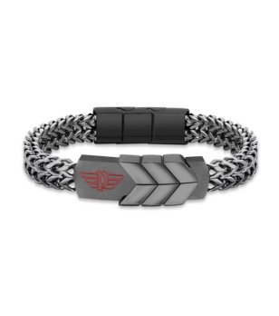 Мъжка гривна в цвят графит снимка