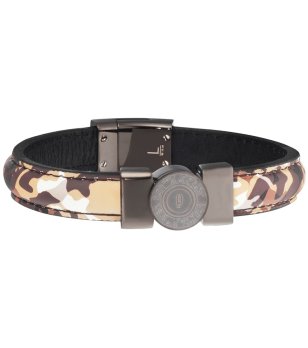 Мъжка гривна с камуфлажни шарки снимка