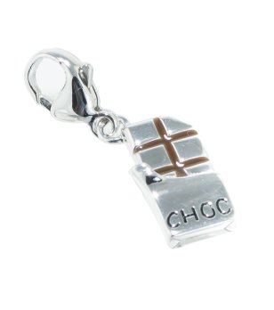 Висулка в сребристо шоколад снимка