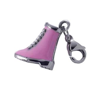 Дамски висулка обувка в розово снимка