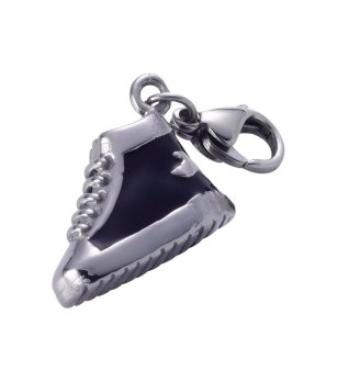 Висулка в черно и сребристо кец снимка