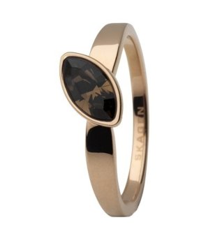 Елегантен дамски пръстен с камъче размер 8 снимка