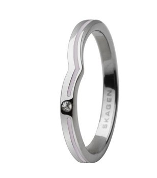 Елегантен дамски пръстен с камък размер 6 снимка