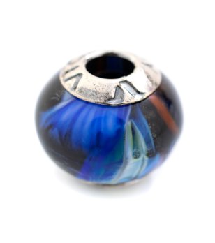 Талисман за гривна в сини нюанси снимка