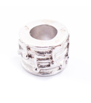 Сребрист талисман с музикални ноти снимка