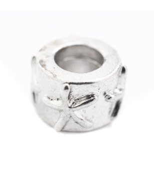 Декоративен цилиндричен талисман с морска звезда снимка