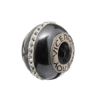 Черен талисман с кристали снимка