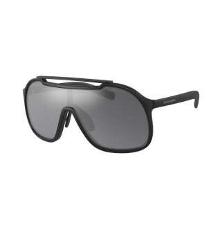 Мъжки черни слънчеви очила тип маска снимка