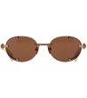 Дамски слънчеви очила в кафяв нюанс-1 снимка