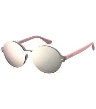 Дамски слънчеви очила с клипс в розов нюанс снимка