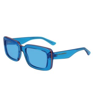 Дамски слънчеви очила в син нюанс снимка