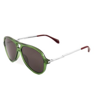Дамски слънчеви очила в зелен нюанс снимка