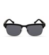 Мъжки слънчеви очила с черна полурамка-1 снимка