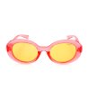 Слънчеви очила в розово с овални лещи-1 снимка
