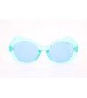 Дамски овални слънчеви очила в синьо-1 снимка