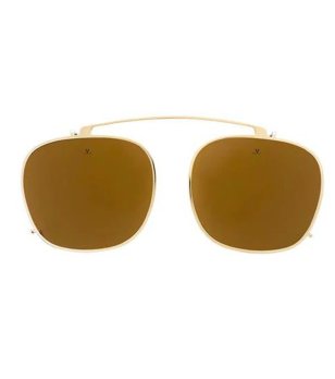 Унисекс клип-он очила с метална златиста рамка снимка