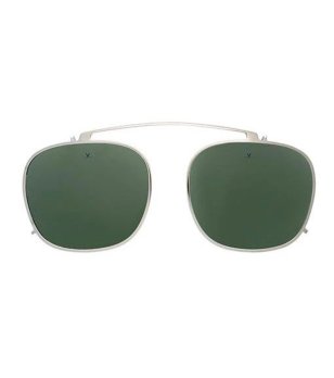 Клипс за очила със сребриста метална рамка  снимка