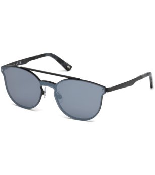 Унисекс слънчеви очила с черна метална рамка снимка