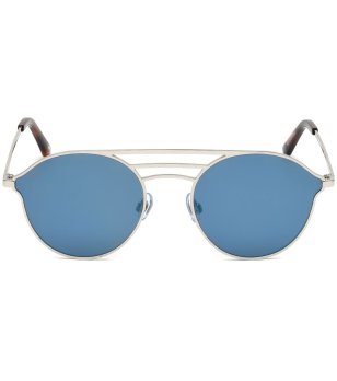 Унисекс слънчеви очила с огледални лещи в синьо снимка