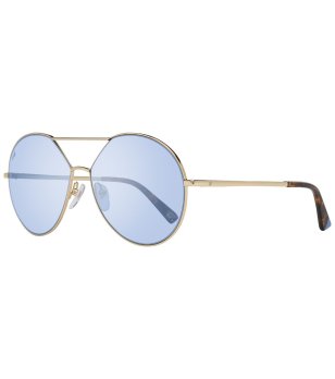 Слънчеви очила с метална рамка със сини лещи снимка